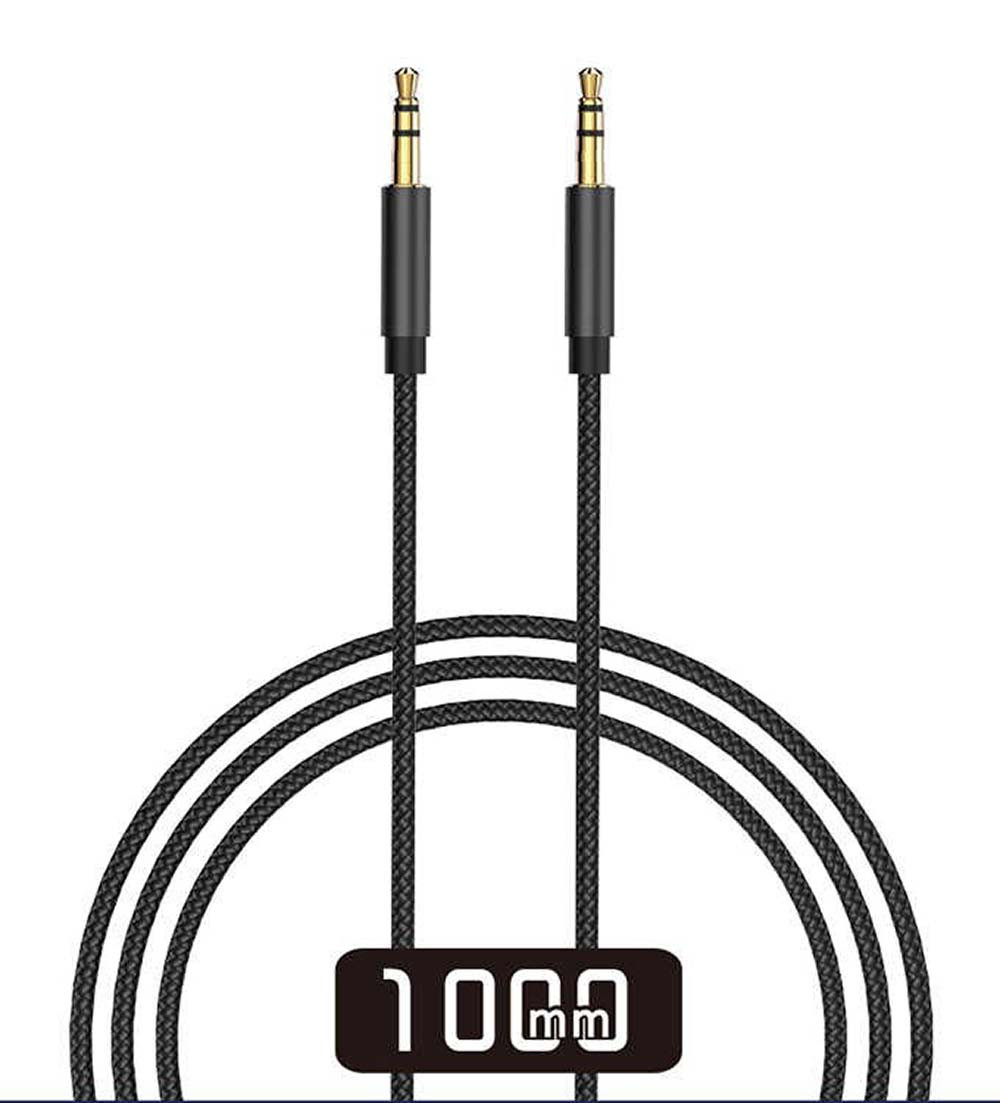 Аудіо-кабель для телефона/ смартфона WiWU YP01 3.5 mm jack 1 м Чорний