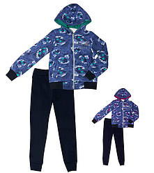 Утеплений спортивний костюм для дівчинки