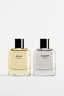 Парфюмерный набор для мужчин ZARA Silver EDT 80ml + Gold EDT 80m