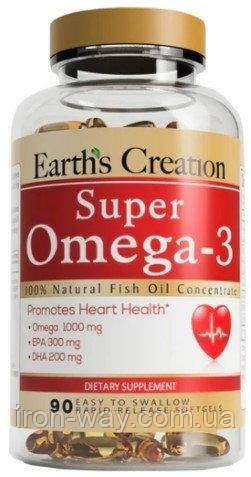 Earth's Creation Super Omega 3 90 softgels