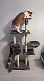 Кігтеточка драпка будиночок для кішки 138 см, фото 6