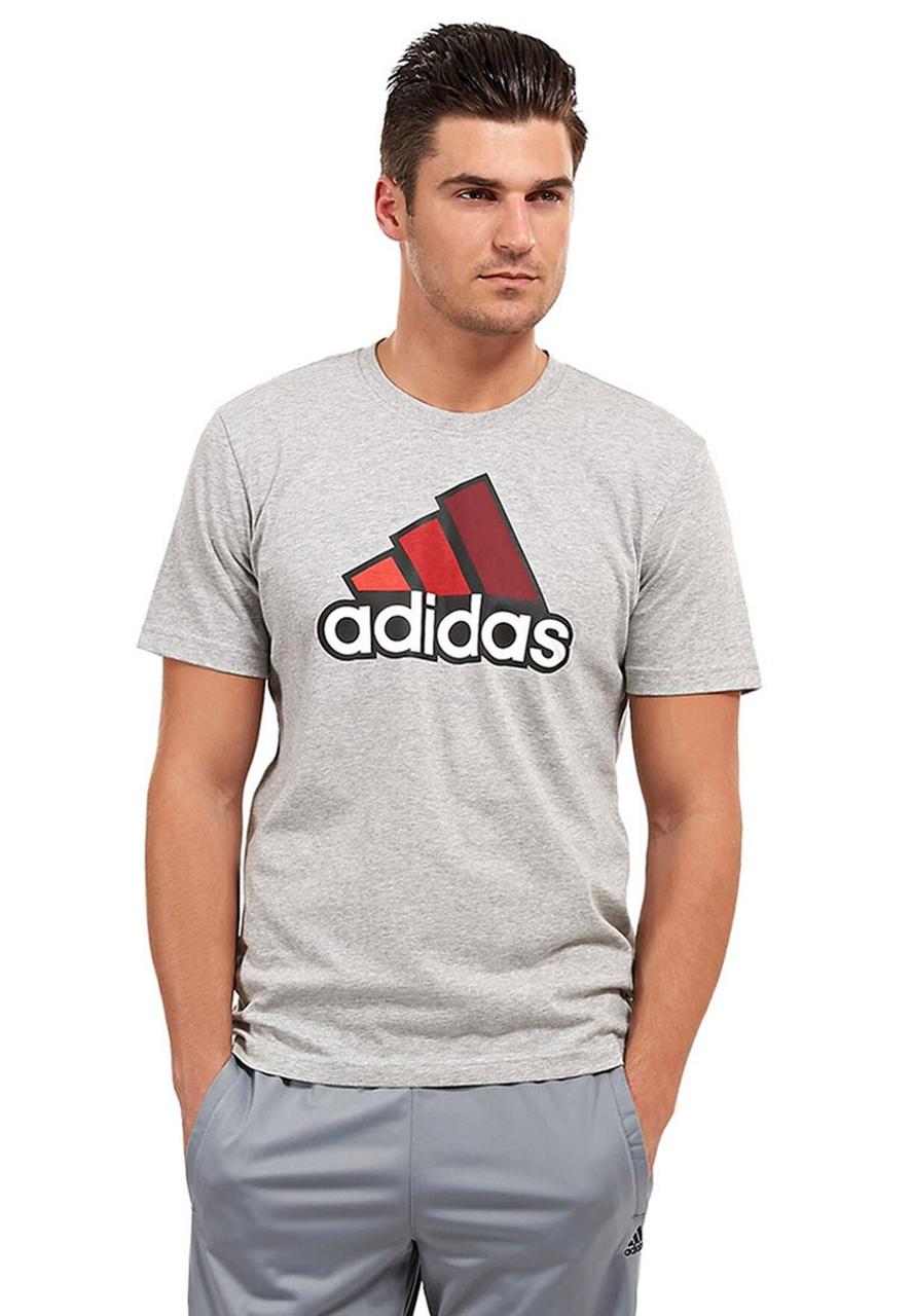 Оригинальная мужская футболка Adidas Essentials Logo Tee 2, L - фото 2 - id-p1522929265