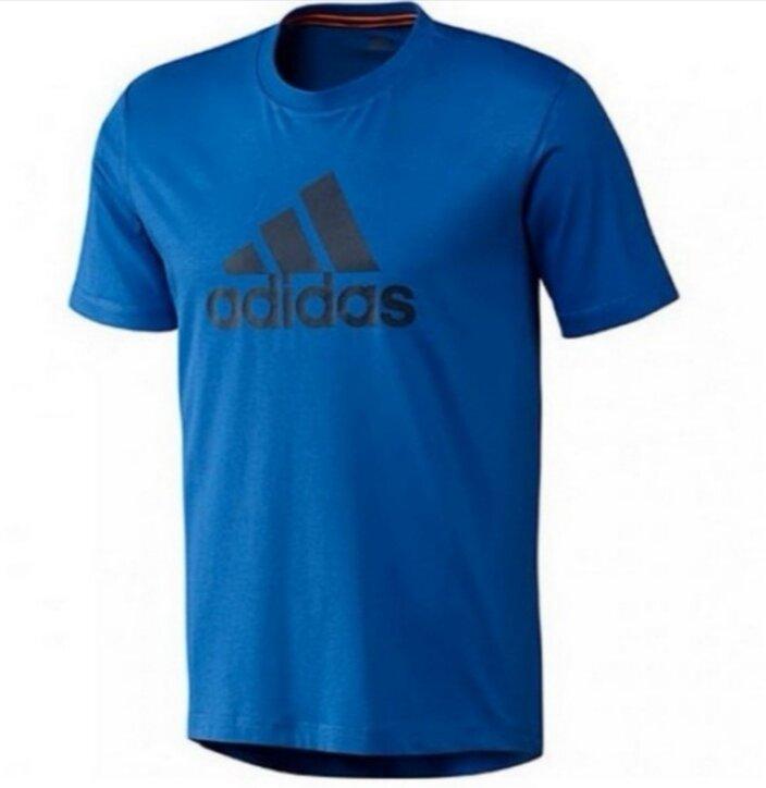 Оригинальная мужская футболка Adidas Essentials Logo Tee, S M - фото 1 - id-p1136426279