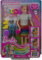 Оригінал Лялька Барбі Веселковий леопард Barbie Leopard Rainbow Hair Mattel GRN81, фото 2