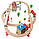 Дитяча іграшкова залізниця з дерева 89 елементів Kruzzel, фото 2