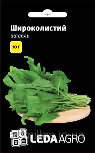 Насіння щавлю Широколистий, 10 гр., ТМ "Лєда Агро"