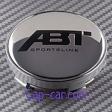 Ковпачки, заглушки для дисків з емблемою Audi (Ауді). 56/60 мм.