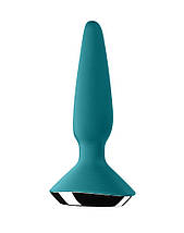 Анальна вібропробка Plug-ilicious 1 Petrol SO5441, фото 3
