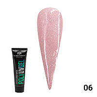 Полигель с шиммером Polygel with shimmer Global Fashion 30 мл № 06