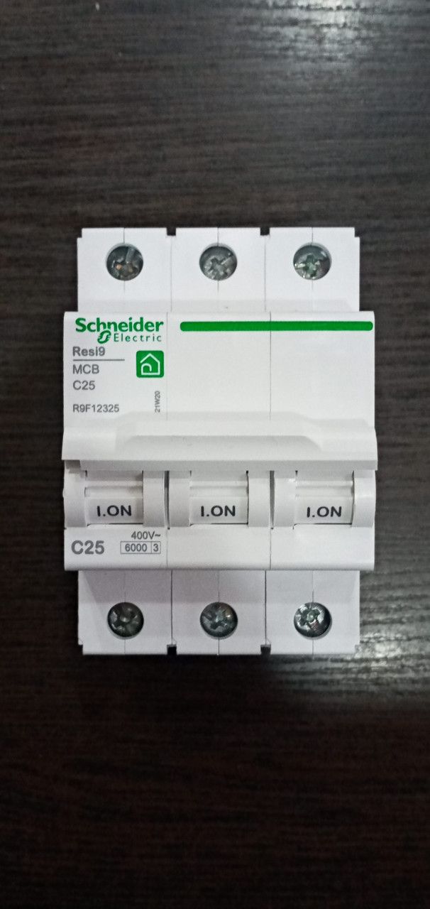 Автомат 3 полюсний 25 А Schneider (Домовий)