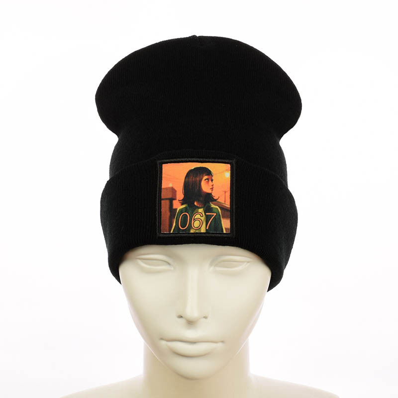 Шапка з нашивкою "Гра в кальмара"