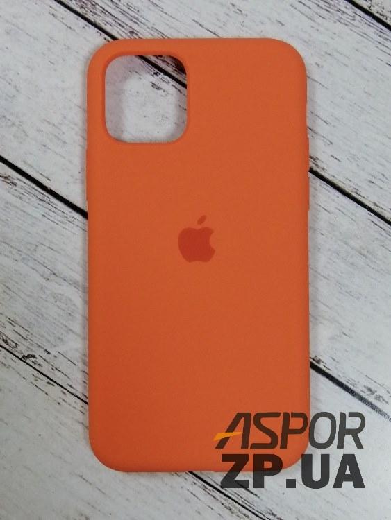 Чохол iPhone 11 Pro- Silicone Case Full Cover №2 кораловий, фото 1