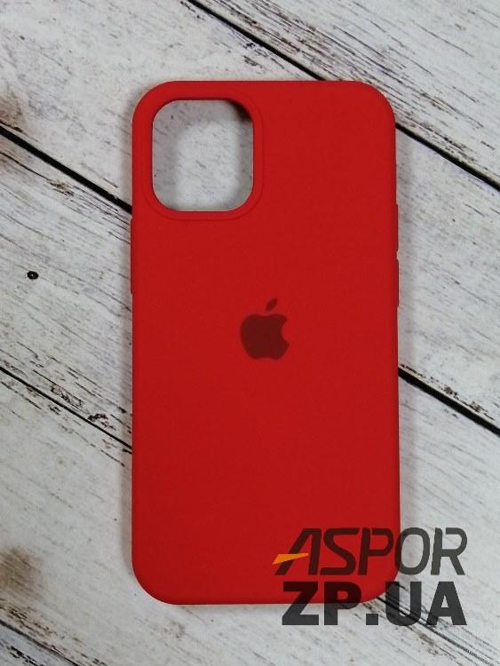Чохол iPhone 12 mini 5.4"- Silicone Case Full Cover №14 червоний, фото 1