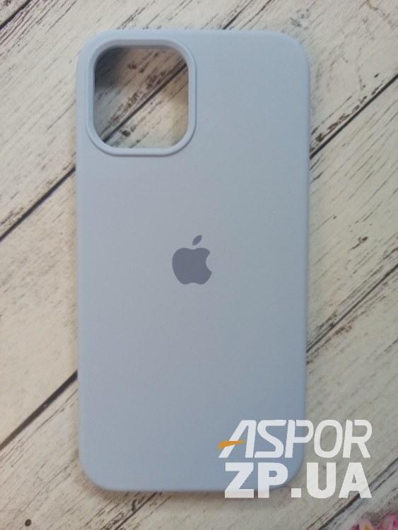 Чохол iPhone 12 Pro Max 6.7"- Silicone Case Full Cover №5 блакитний, фото 1