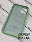 Чохол iPhone 12/12 Pro 6.1"- Silicone Case Full Cover №1 м`ятно-зелений, фото 2