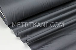 Сатин преміум кольору графітовий, ширина 240 см № ПС-0064