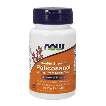 Поликосанол 20 мг Now Foods Policosanol 20 mg (90 veg caps)
