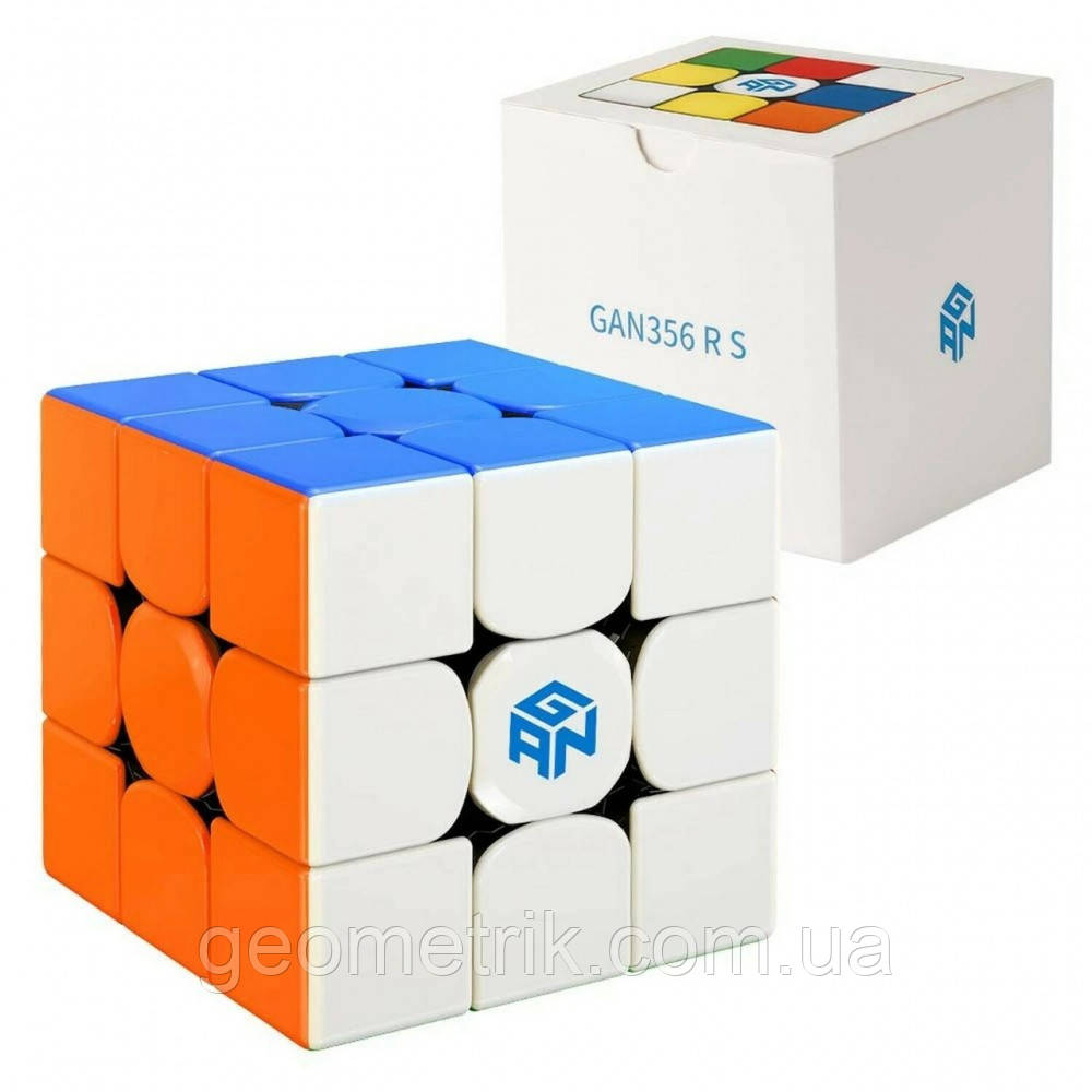 GAN 356 RS Numerical IPG stickerless | Кубик Рубика 3х3 Ган РС нумерикал  без наклеек (ID#810843394), цена: 658 ?, купить на Prom.ua