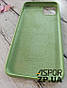 Чохол iPhone 11 Pro Max- Silicone Case Full Cover №1 м`ятно-зелений, фото 2