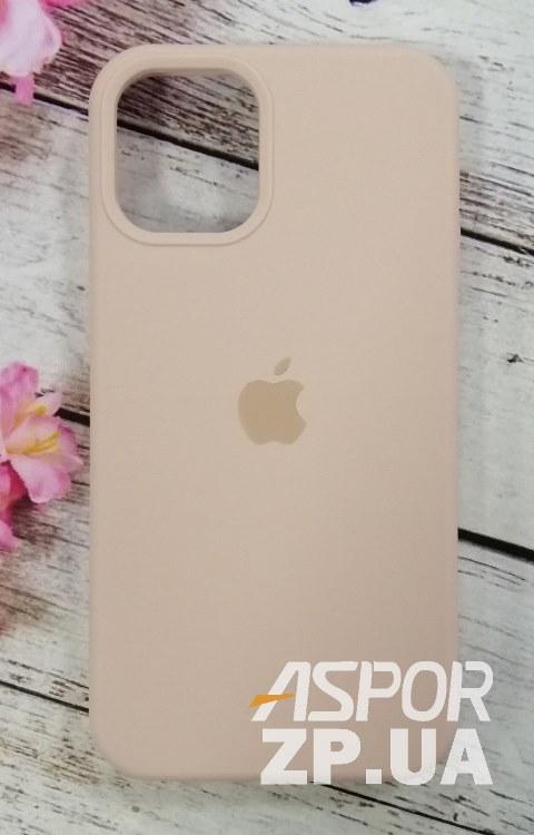 Чохол iPhone 12 mini 5.4"- Silicone Case Full Cover №19 рожевий пісок, фото 1