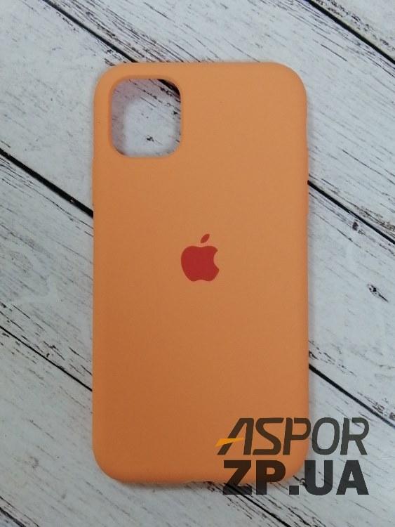 Чохол iPhone 11- Silicone Case Full Cover №48 помаранчевий, фото 1