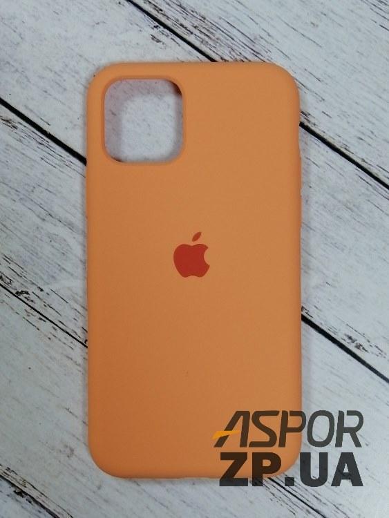 Чохол iPhone 11 Pro- Silicone Case Full Cover №48 помаранчевий, фото 1