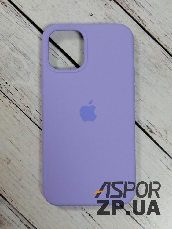 Чохол iPhone 12 mini 5.4"- Silicone Case Full Cover №42 бузковий, фото 1