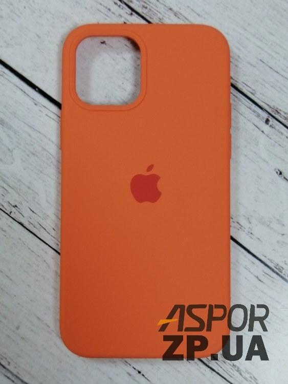Чохол iPhone 12/12 Pro 6.1"- Silicone Case Full Cover №2 кораловий, фото 1