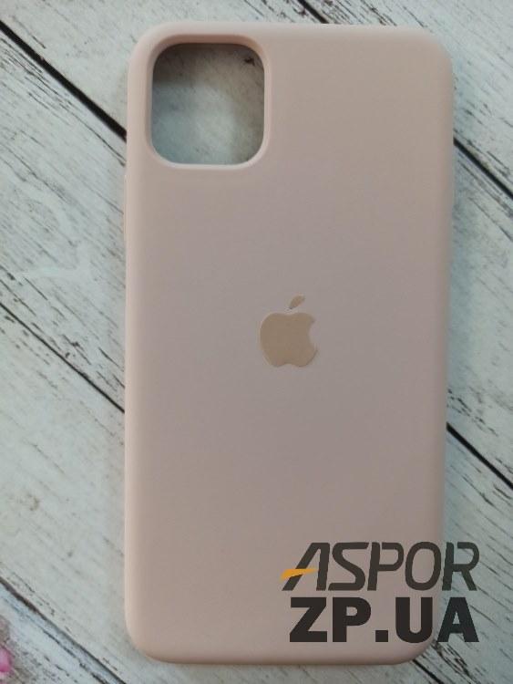 Чохол iPhone 11 Pro Max- Silicone Case Full Cover рожевий пісок, фото 1