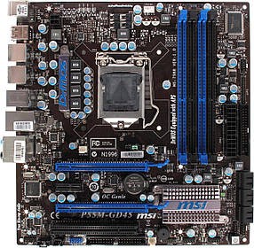 Материнська плата MSI P55M-GD45 (s1156, P55, PCI-Ex16, USB 3.0), фото 4
