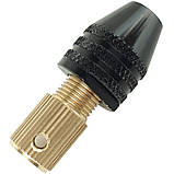 Трикулачковий міні-патрон для валу Ø 2,3 мм, цанговий затискач для міні-релі та мікромотора, фото 2