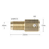 Трикулачковий міні-патрон для валу Ø 2,3 мм, цанговий затискач для міні-релі та мікромотора, фото 5