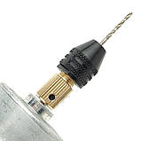 Трикулачковий міні-патрон для валу Ø 2,3 мм, цанговий затискач для міні-релі та мікромотора, фото 4