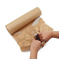 Крафт-папір PaperPack Honeycomb, рулон - 28 см х 100 м, фото 2