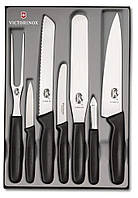 Набор кухонных ножей Victorinox Kitchen Set 7 шт. Черный (5.1103.7) оригинальный
