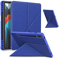 Чохол Galeo TPU Origami with S-Pen Holder для Samsung Galaxy Tab S7 FE / Tab S7 Plus Blue