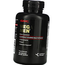 Вітаміни і мінерали для чоловіків GNC MEGA MEN 180 капс Мега мен, фото 6
