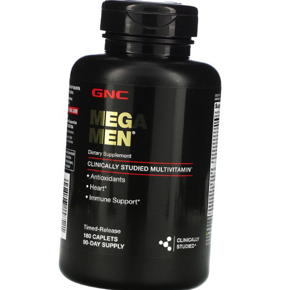 Вітаміни для чоловіків GNC MEGA MEN 180 капсул