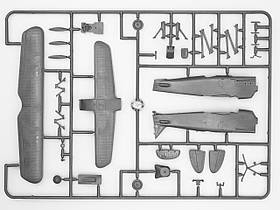 Ki-10-ІІ Japan army fighter-biplane. Збірна модель біплана. 1/72 ICM 72311, фото 2