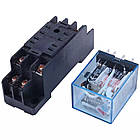 Реле проміжне 220В HH52P (MY2N-J, MY2P) з контактною площадкою PYF08A