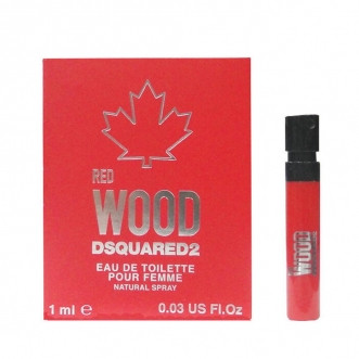 Пробник туалетної води Dsquared2 Wood Red Pour Femme edt 1ml оригінал, квіткові фруктові жіночі парфуми, фото 1