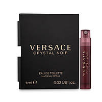 Пробник женской туалетной воды Versace Crystal Noir 1ml оригинал, шлейфовые восточные цветочные духи