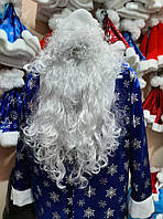 Купить костюм Деда мороза недорого. Халат Деда Мороза. Купить халат Деда Мороза. Одежда Деда мороза синий