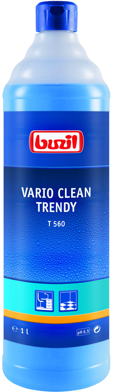 T560 Vario Clean Trendy, концентрований універсальний делікатний мийний засіб на основі спирту, Buzil