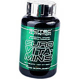 Мультивітаміни Scitec Euro Vitamins 120 таблеток, фото 4