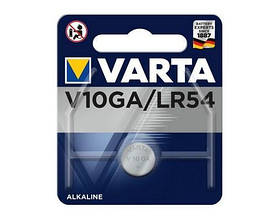 Батарейка VARTA V10GA (LR54, LR1130, AG10) ALKALINE 1.5v,  BLI*1шт