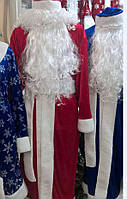 Костюм Діда Мороза. Дорослий костюм Дід Мороз. Костюм Діда Мороза. Новорічний костюм Дід Мороз