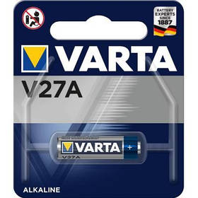 Батарейка лужна VARTA V27A (LR27, MN27, A27, 8LR732) Alkaline 12v BLI *1 шт.