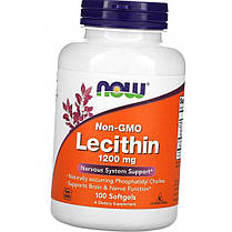 Лецитин Now Lecithin 1200 mg 100 гел капс, фото 2