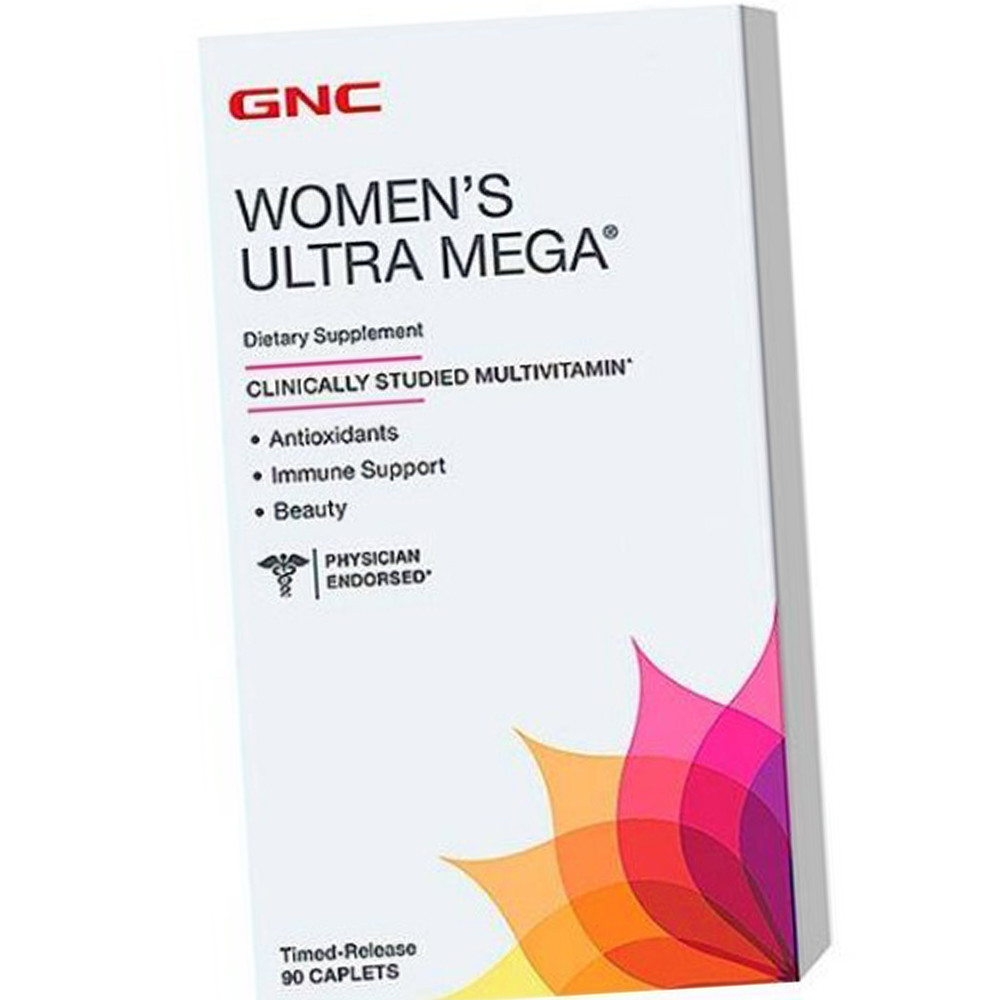 Вітаміни і мінерали для жінок GNC Womens Ultra Mega 90 капсул